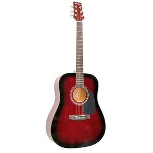 Акустическая гитара Martinez FAW-801 Red Sunburst