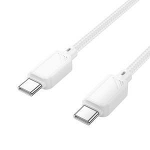 Кабель USB 3.1 Тип C - USB 3.1 Тип C hoco 6942007646215 X113 белый 1.0m