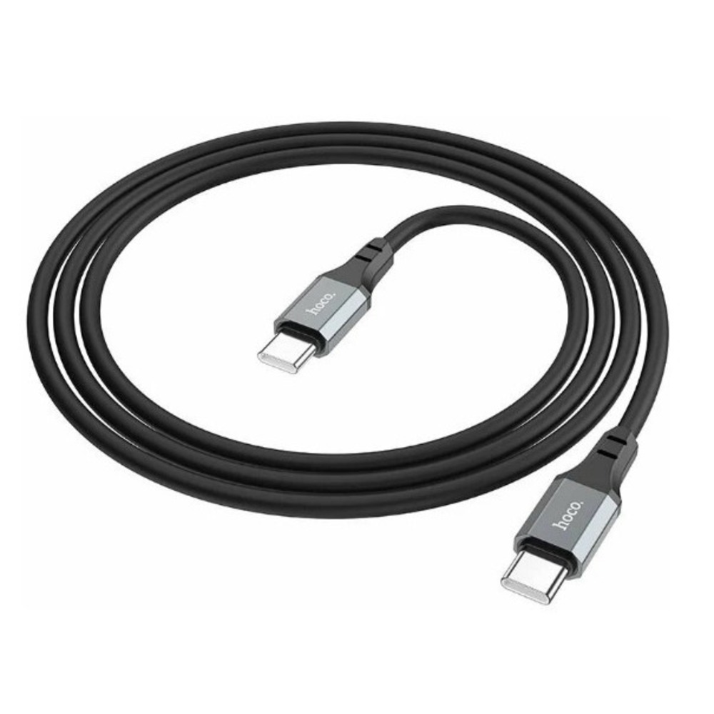 Кабель USB 3.1 Тип C - USB 3.1 Тип C hoco 6931474778017 X86 черный 1.0m