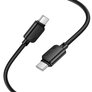 Кабель USB 3.1 Тип C - USB 3.1 Тип C hoco 6942007646208 X113 черный 1.0m