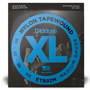 Струны для бас-гитары DAddario ETB92M Tapewound