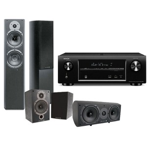 Домашний кинотеатр Denon AVR-1713 + Wharfedale Diamond 9.5 + Diamond 9.0 + Diamond 9 CS