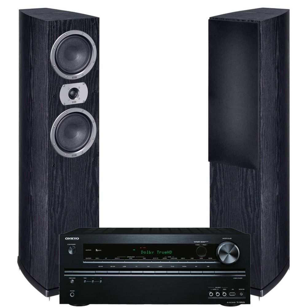 Домашний кинотеатр Onkyo TX-NR626 + Heco Victa Prime 502