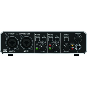 Внешняя звуковая карта с USB Behringer UMC202