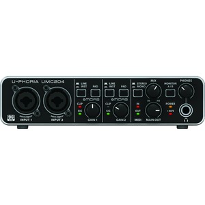Внешняя звуковая карта с USB Behringer UMC204
