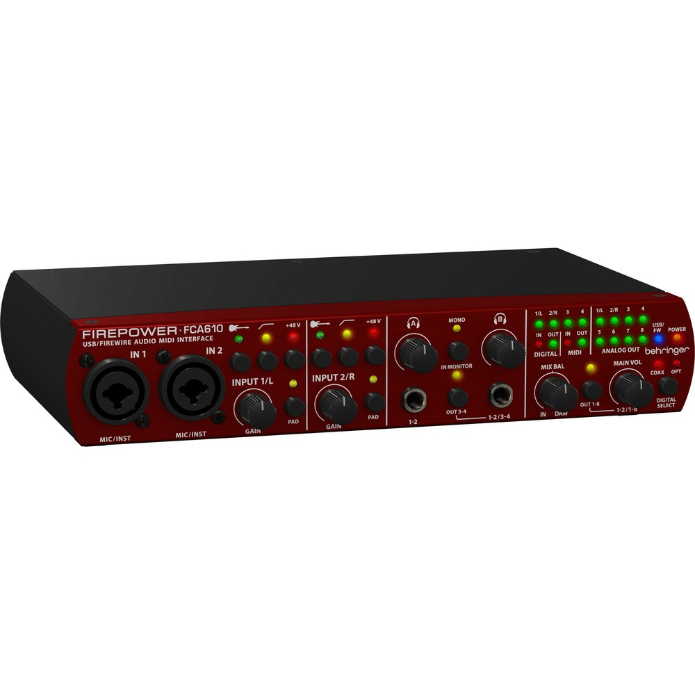 Внешняя звуковая карта с USB Behringer FIREPOWER FCA610