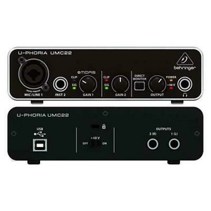Внешняя звуковая карта с USB Behringer UMC22