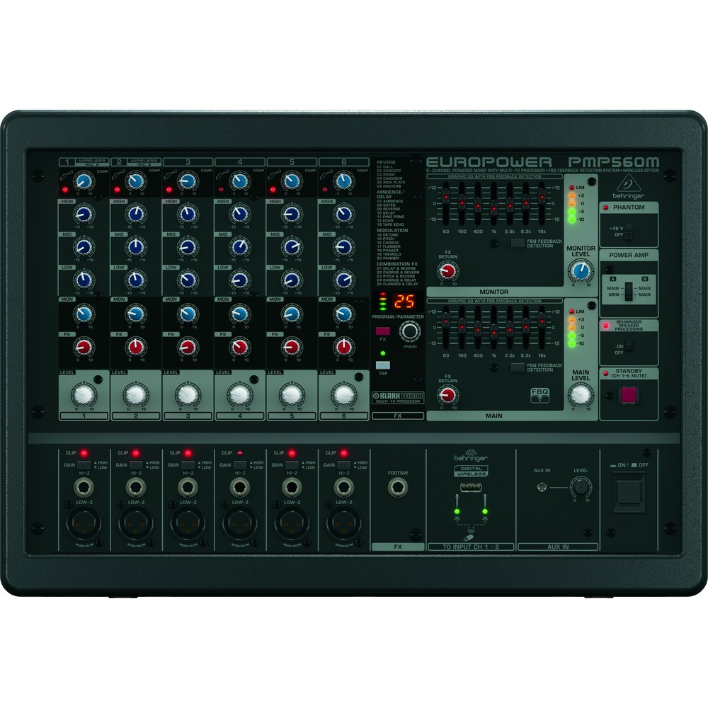 Микшер с усилителем Behringer PMP 560M EUROPOWER