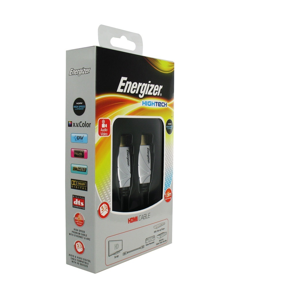 Кабель HDMI - HDMI Energizer LCAEHHAA15 1.5m