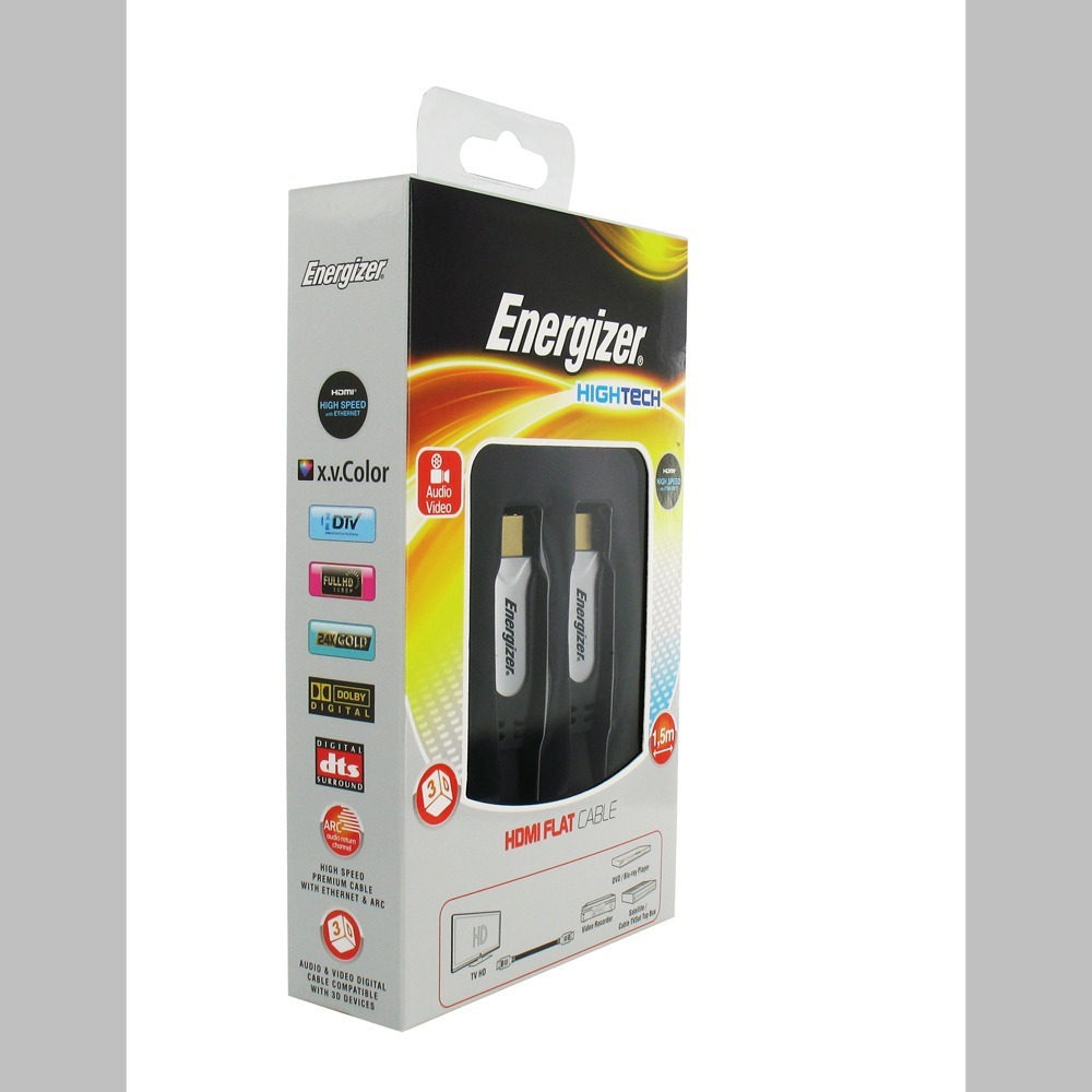 Кабель HDMI - HDMI Energizer LCAEHFHAA15 1.5m