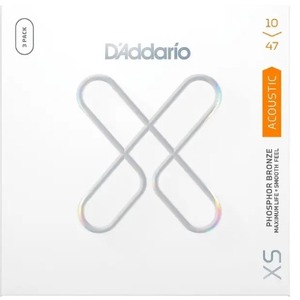 Струны для акустической гитары DAddario XSAPB1047-3P