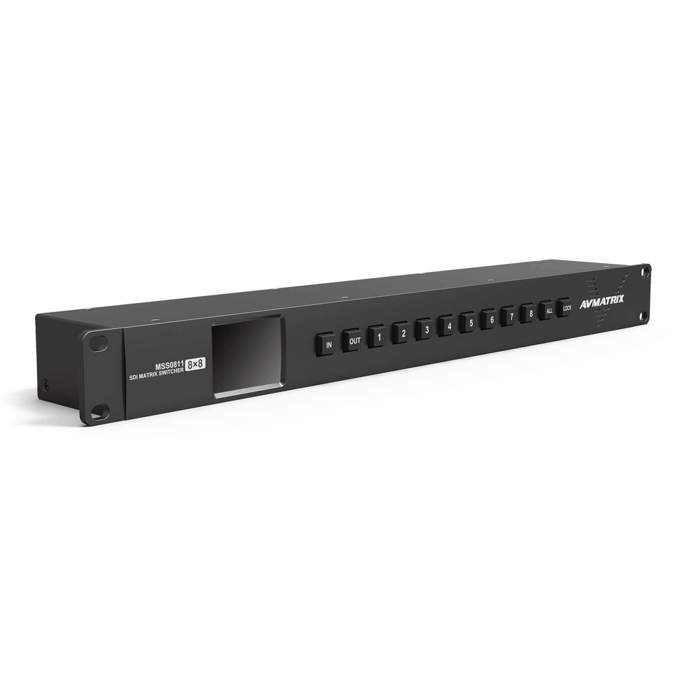 Матричный коммутатор (SDI) AVMATRIX MSS0811 компактный 3G-SDI 88