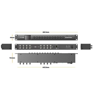 Матричный коммутатор (SDI) AVMATRIX MSS0811 компактный 3G-SDI 88