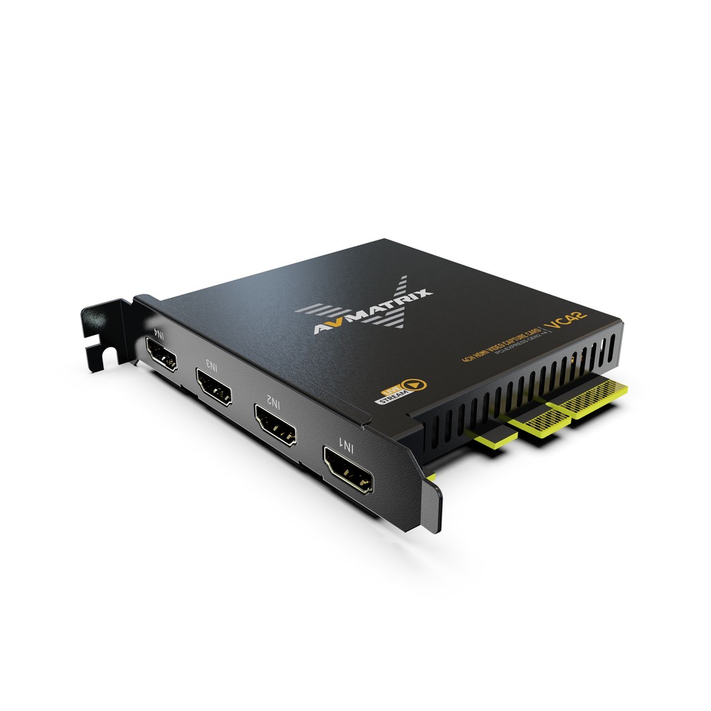 Видео рекордер, тюнер AVMATRIX VC42 4CH HDMI PCIE