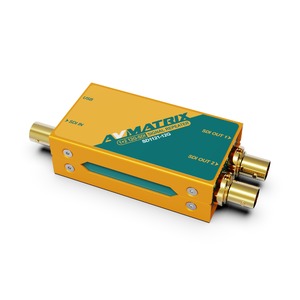 Усилитель-раcпределитель Цифровое видео (SDI) и Аудио (S/PDIF) AVMATRIX SD1121-12G 12 12G-SDI