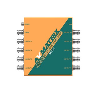 Усилитель-раcпределитель Цифровое видео (SDI) и Аудио (S/PDIF) AVMATRIX SD1191 3G-SDI 19