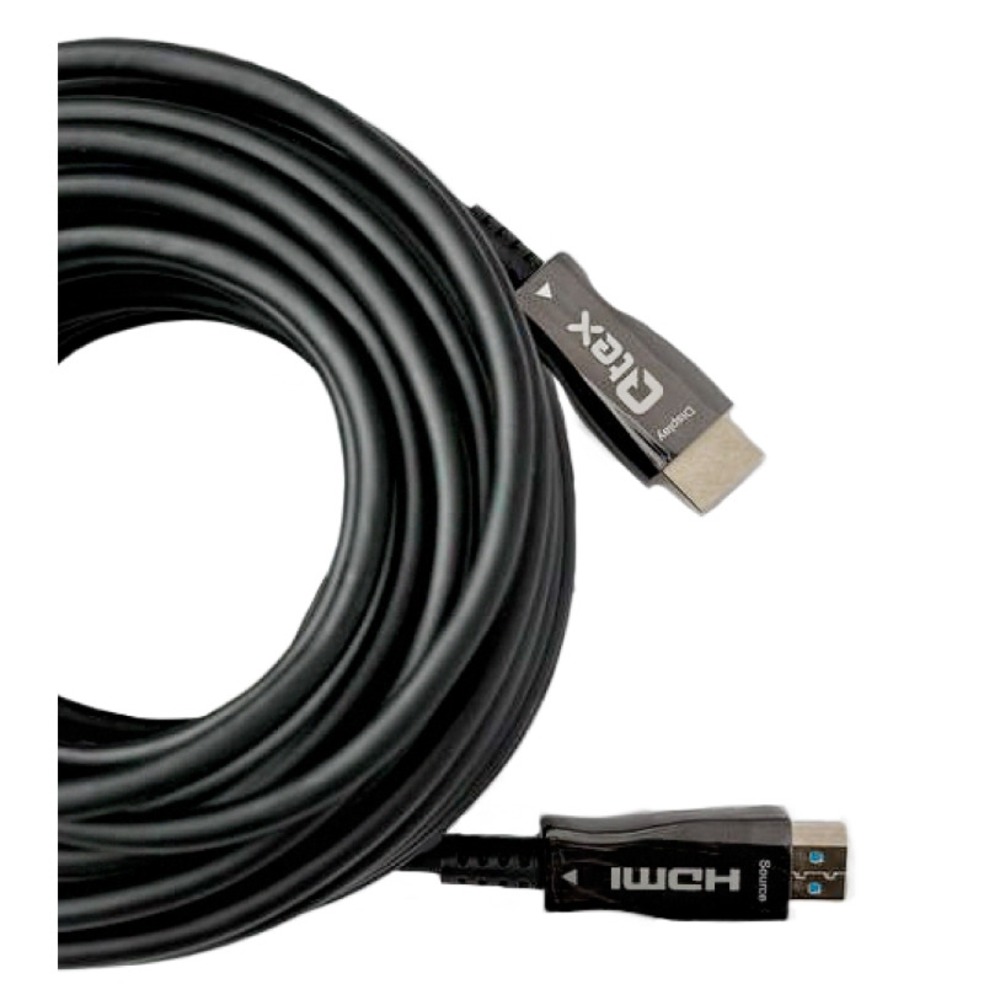 Кабель HDMI - HDMI оптоволоконные QteX HFOC-100-100 100.0m