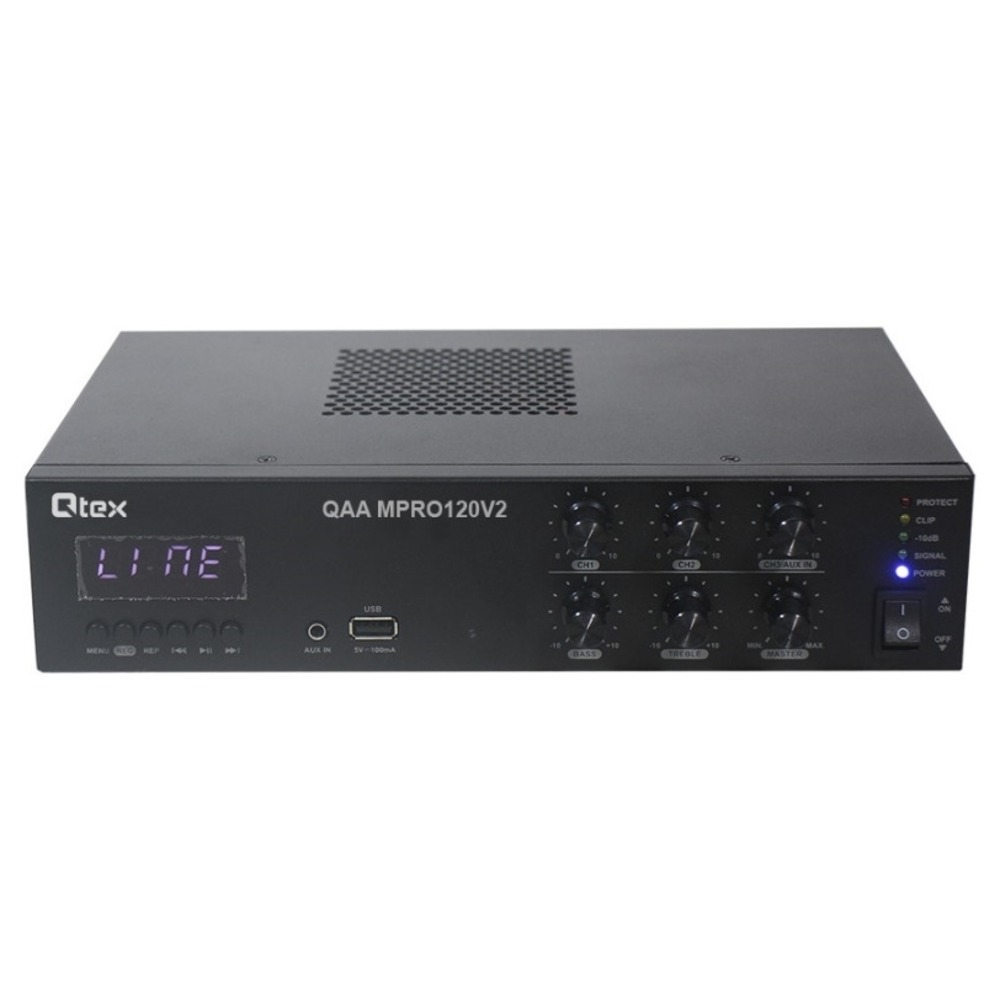 Микшер-усилитель универсальный QteX QAA MPRO120V2