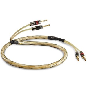 Акустический кабель Single-Wire Banana - Banana QED (QE1470) Reference Golden Anniversary XT 2.0m