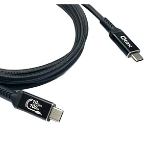 Кабель USB 3.1 Тип C - USB 3.1 Тип C QteX USB3.1 Gen2 CC-1 1.0m