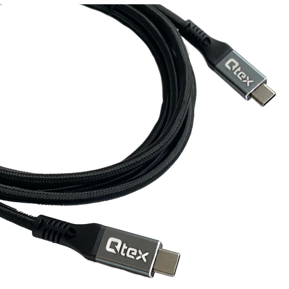 Кабель USB 3.1 Тип C - USB 3.1 Тип C QteX USB3.2 Gen2 CC-1 1.0m