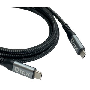 Кабель USB4 Тип C - USB4 Тип C QteX USB4 Gen3 TPE CC-1 1.0m