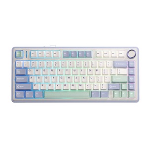 Клавиатура игровая AULA F75 Purple-Beige-Green Light Green Switches