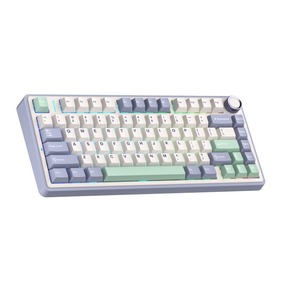 Клавиатура игровая AULA F75 Purple-Beige-Green Light Green Switches