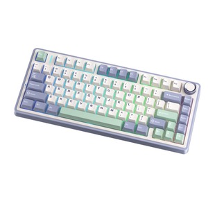 Клавиатура игровая AULA F75 Purple-Beige-Green Light Green Switches