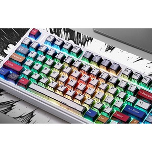 Клавиатура игровая AULA F75 Comic Keycap Light Green Switches