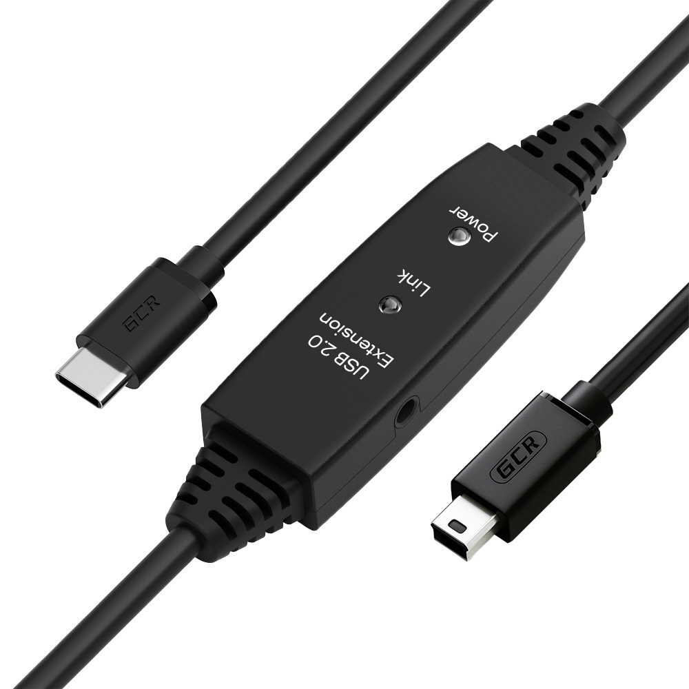 Кабель USB 3.1 Тип C - USB 2.0 Тип B 5pin mini Greenconnect GCR-57382 5.0m