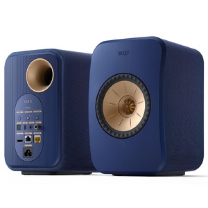 Активная акустика KEF LSX II Cobalt Blue + KEF S1 Floor Stand Blue