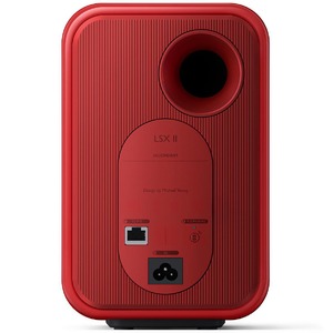 Активная акустика KEF LSX II Lava Red + KEF S1 Floor Stand Red