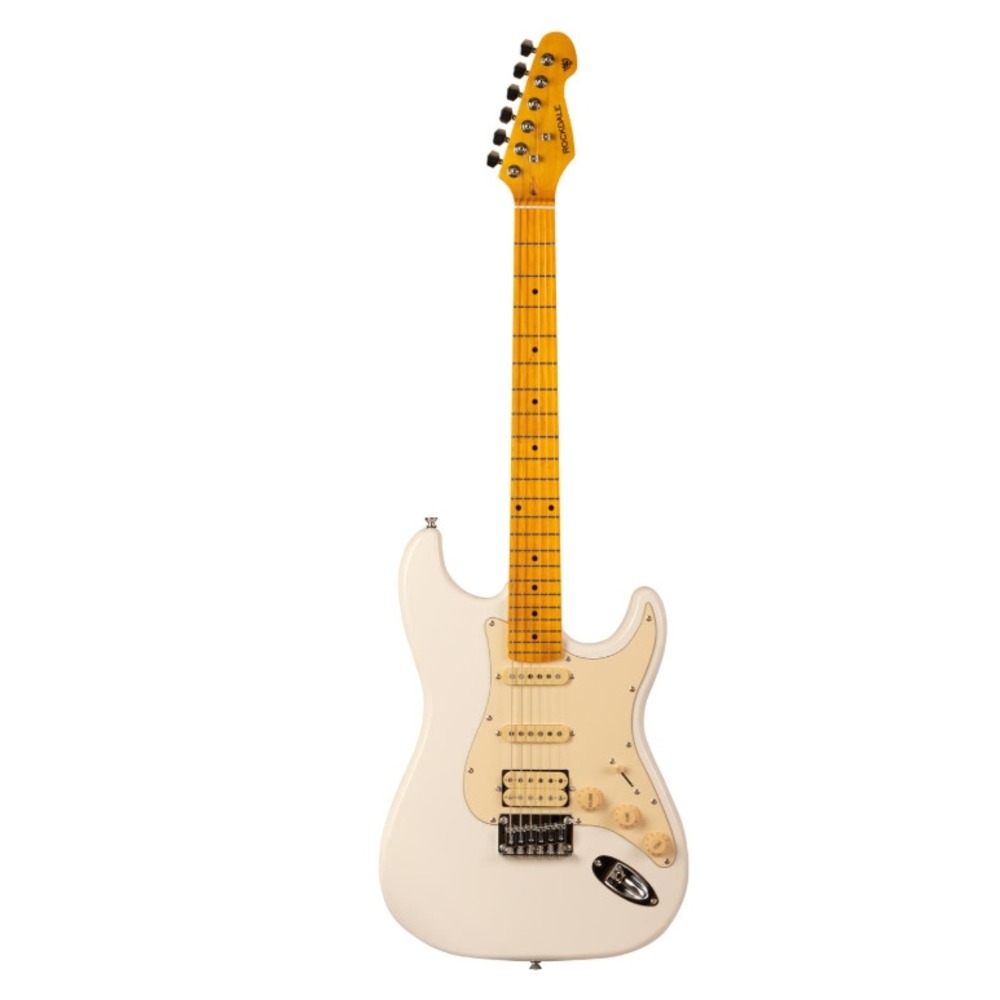 Электрогитара Rockdale Stars Classic HSS Maple Cream  White