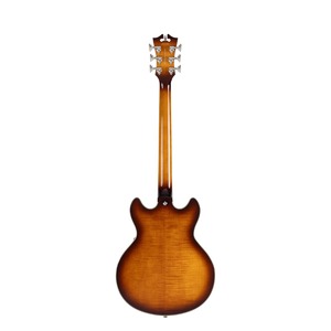 Гитара полуакустическая DAngelico Premier Mini DC Dark Iced Tea Burst