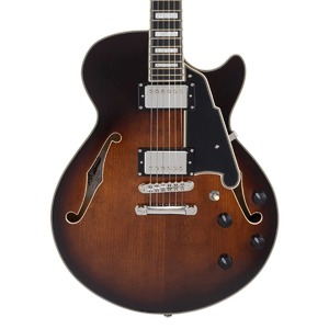 Гитара полуакустическая DAngelico Premier SS Brown Burst