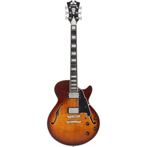 Гитара полуакустическая DAngelico Premier SS Dark Iced Tea Burst