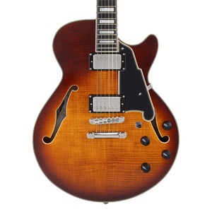 Гитара полуакустическая DAngelico Premier SS Dark Iced Tea Burst