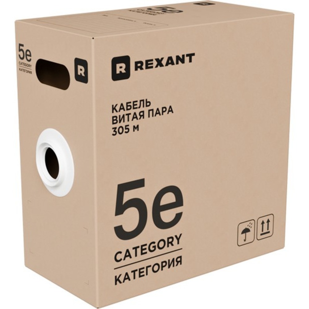 Кабель витая пара на катушке Rexant 01-0169-R 305.0m