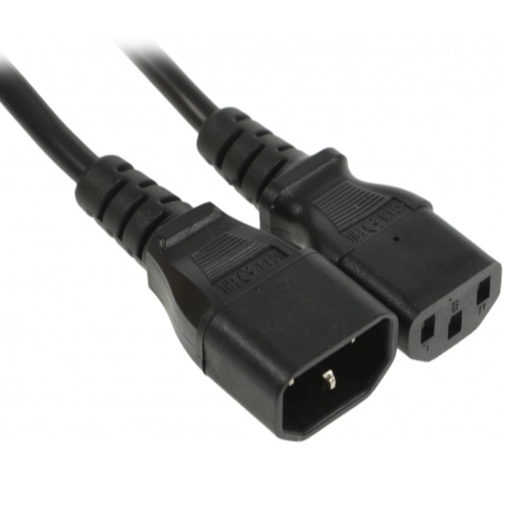 Кабель силовой IEC C14 - IEC C13 Rexant 04-2728 1.8m