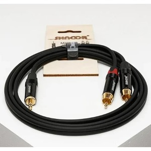 Кабель аудио 1xMini Jack - 2xRCA Shnoor MJ2RCA-5.0m