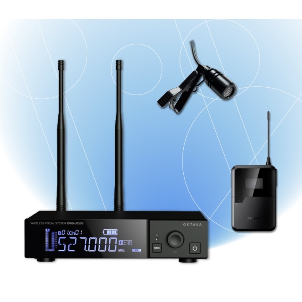 Радиосистема с петличным микрофоном Октава OWS-U1200L01/OWS-A01R