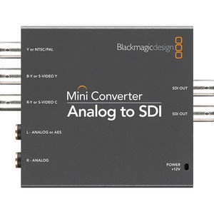 Преобразователь SDI, DVI, компонентное видео, HDMI Blackmagic Mini Converter - Analog to SDI 2