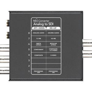 Преобразователь SDI, DVI, компонентное видео, HDMI Blackmagic Mini Converter - Analog to SDI 2