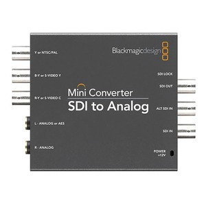 Преобразователь SDI, DVI, компонентное видео, HDMI Blackmagic Mini Converter SDI to Analog