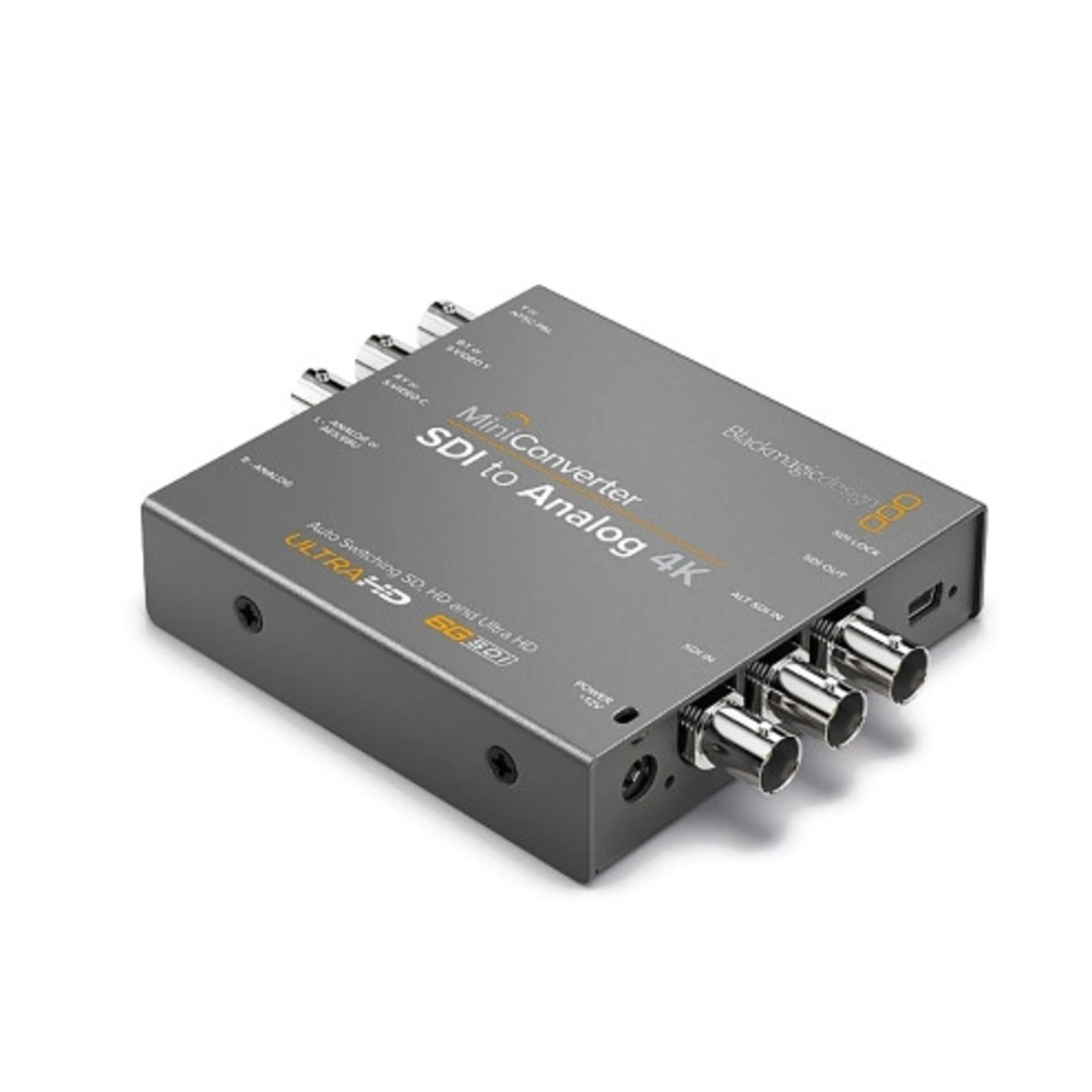 Преобразователь SDI, DVI, компонентное видео, HDMI Blackmagic Mini Converter - SDI to Analog 4K