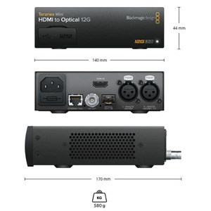 Преобразователь DVI, HDMI, видео Blackmagic Teranex Mini - HDMI to Optical 12G