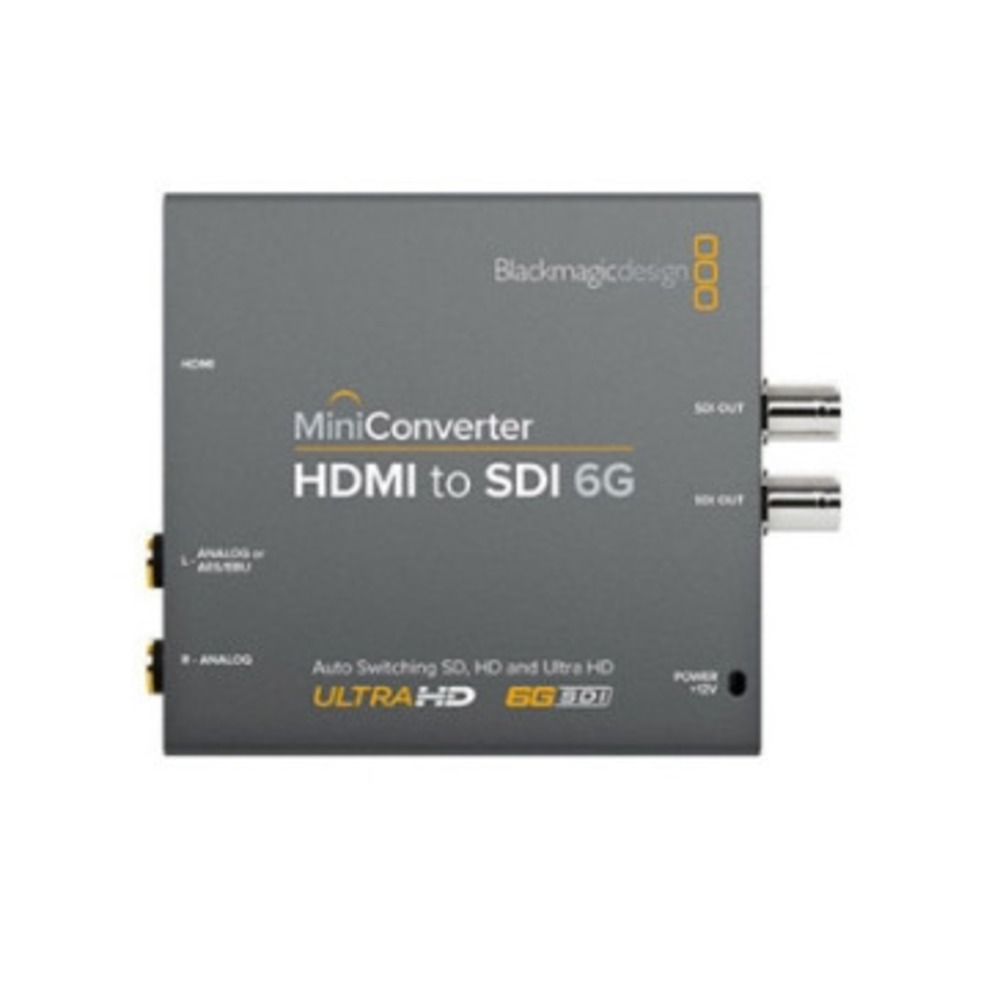 Преобразователь SDI, DVI, компонентное видео, HDMI Blackmagic Mini Converter - HDMI to SDI 6G