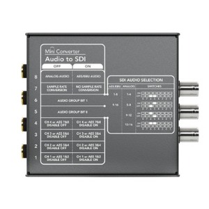 Преобразователь SDI, DVI, компонентное видео, HDMI Blackmagic Mini Converter - Audio to SDI 2
