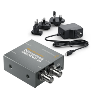 Преобразователь SDI, DVI, компонентное видео, HDMI Blackmagic Micro Converter BiDirectional SDI/HDMI 3G wPSU